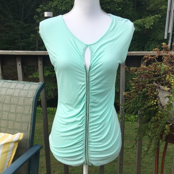 Vintage Willi Smith mint green size M sweater set - Picture 3 of 9